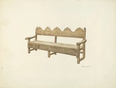 Wooden Bench 2