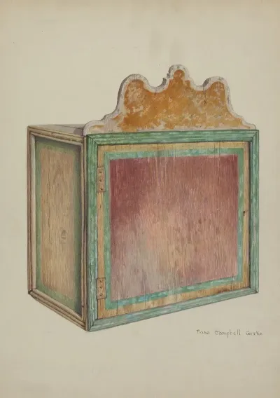 Wooden Cabinet For Music