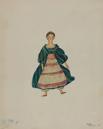 Wooden Doll 9