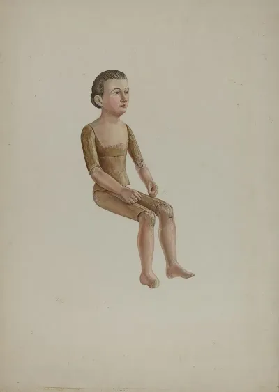 Wooden Doll Sadie Berman