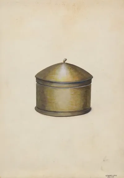 Wooden Sugar Bowl