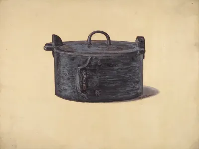 Wooden Work Box