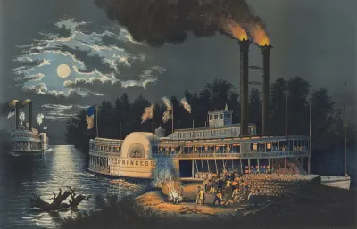 Wooding Up On The Mississippi