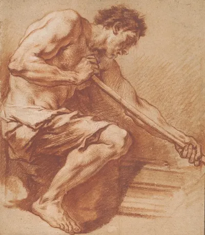 Worker At A Forge