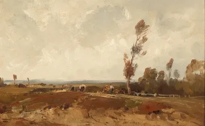 Working In The Fields In Autumn