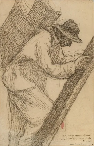 Workman On A Ladder