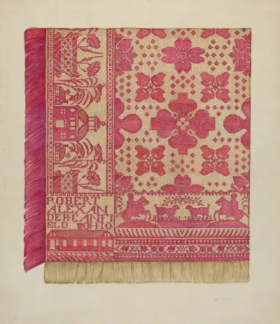 Woven Coverlet 14