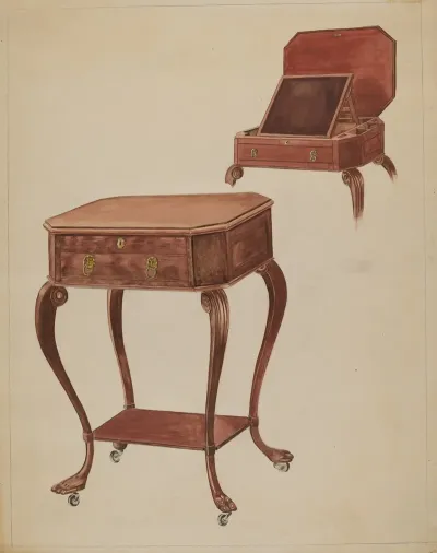 Writing Or Sewing Table 2