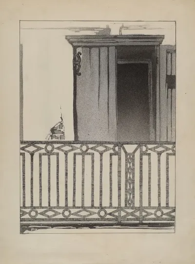 Wrought Iron Balcony Rail 4