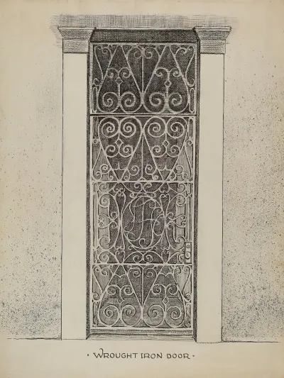 Wrought Iron Door 2