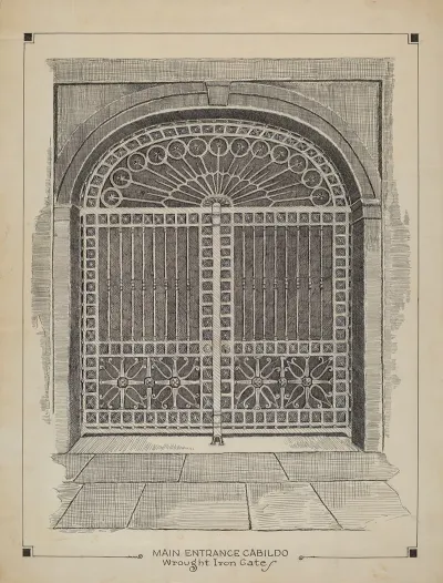 Wrought Iron Gate