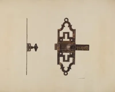 Wrought Iron Latch