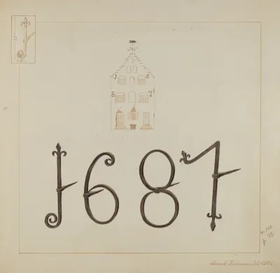 Wrought Iron Numerals
