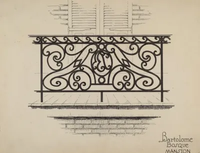 Wrought Iron Railing 3