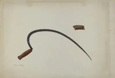 Wrought Iron Sickle