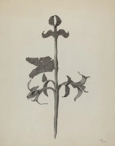 Wrought Iron Weather Vane