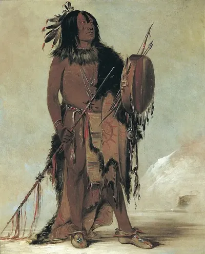 Wun Nes Tou White Buffalo An Aged Medicine Man
