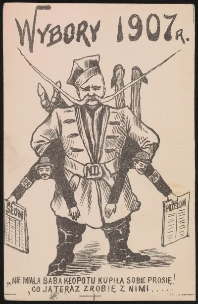 Wybory 1907 R Nie Miala Baba Klopotu Kupila Sobie Prosie Co Ja Teraz Zrobie Z Nimi