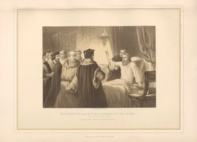 Wycliffe On His Sick Bed Assailed By The Friars George H Thomas
