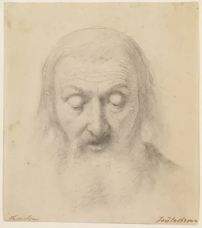 Wycliffe Reading His Translation Of The Bible Study For The Head Of Wycliffe