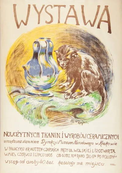 Wystawa Nowozytnych Tkanin I Wyrobow Ceramicznych