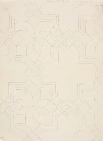 Wzor Posadzki Z Motywem Geometrycznym