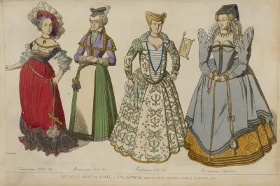 Xvie Siecle Dames De France Et Dallemagne Daprres Holbein Weigel Joos De Boscher Etc