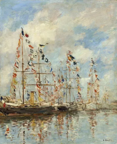 Yacht Basin At Trouville Deauville
