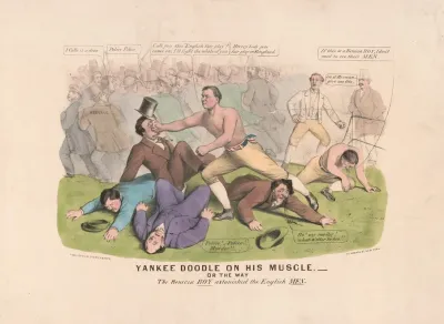 Yankee Doodle On His Muscle Or The Way The Benicia Boy Astonished The English Men