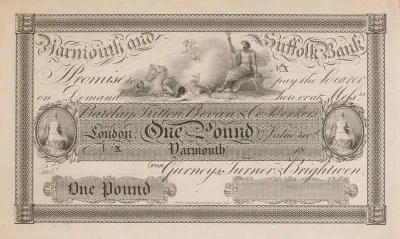 Yarmouth And Suffolk Bank One Pound Note