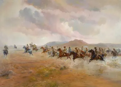 Yeomanry Scouts On The Veldt