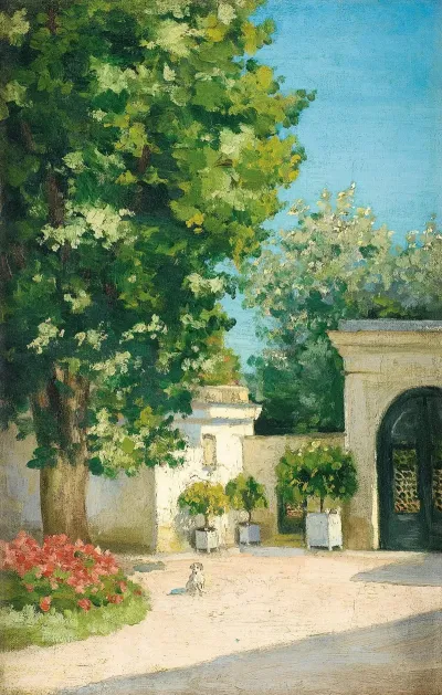 Yerres De Lexedre Le Porche De La Demeure Familiale