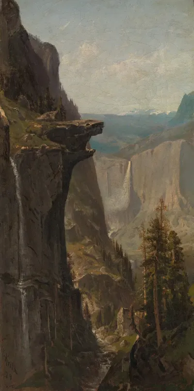 Yosemite Falls From Glacier Point