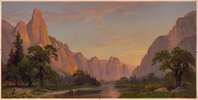 Yosemite Valley Looking West 2