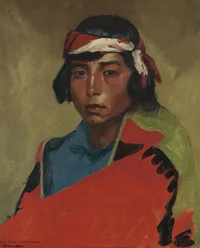 Young Buck Of The Tesuque Pueblo