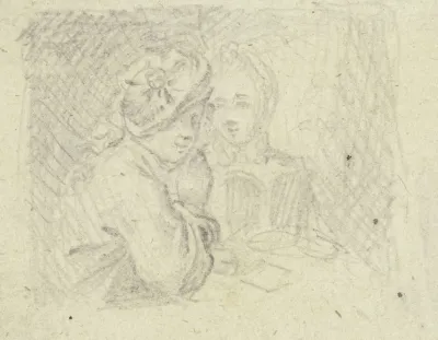 Young Couple At A Table