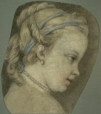 Young Girl Facing To The Right
