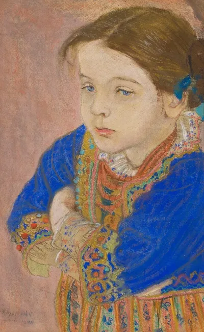 Young Girl In Folk Costume