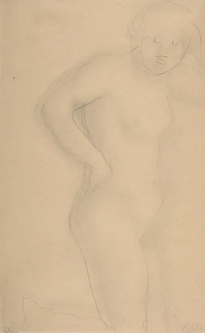 Young Girl Kneeling