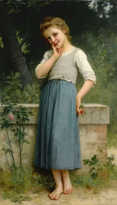 Young Girl With Cherries