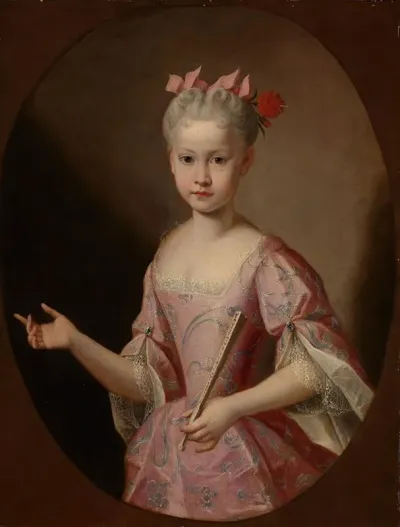 Young Girl With Fan