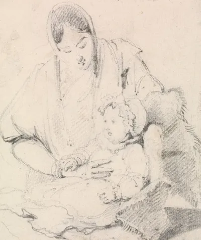Young Indian Nurse With English Child