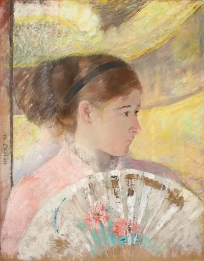 Young Lady In A Loge Gazing To Right