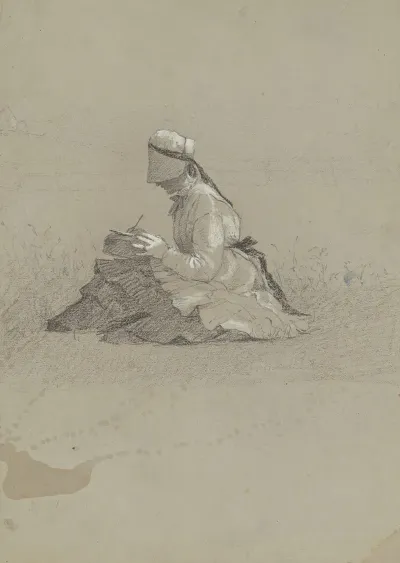 Young Lady Writing