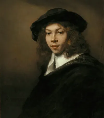 Young Man In A Black Beret