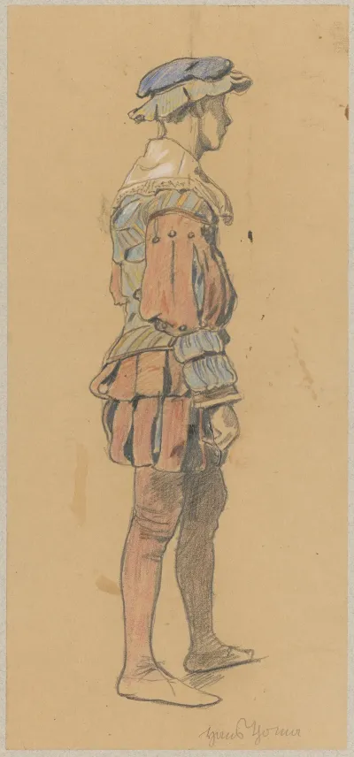 Young Man In A Renaissance Costume