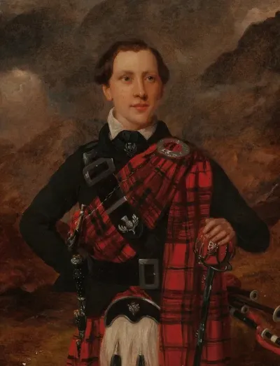 Young Man In Scotch Plaid