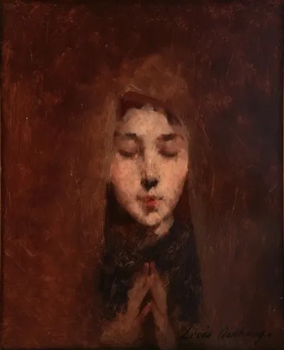 Young Man Praying