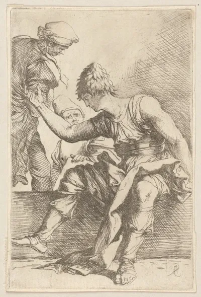 Young Man Seated