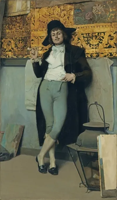 Young Man With A Pipe